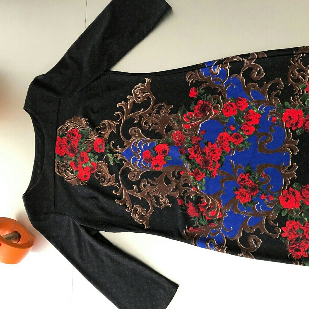 Multi Flower  Dress by Eci